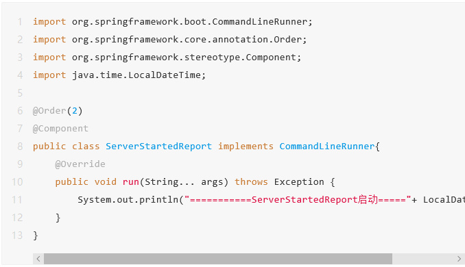ApplicationRunner和CommandLineRunner