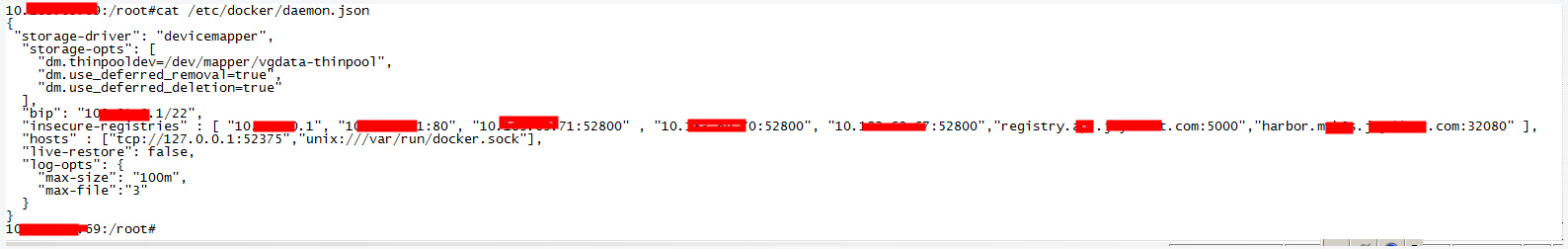 配置etc下docker下daemon.json后不生效